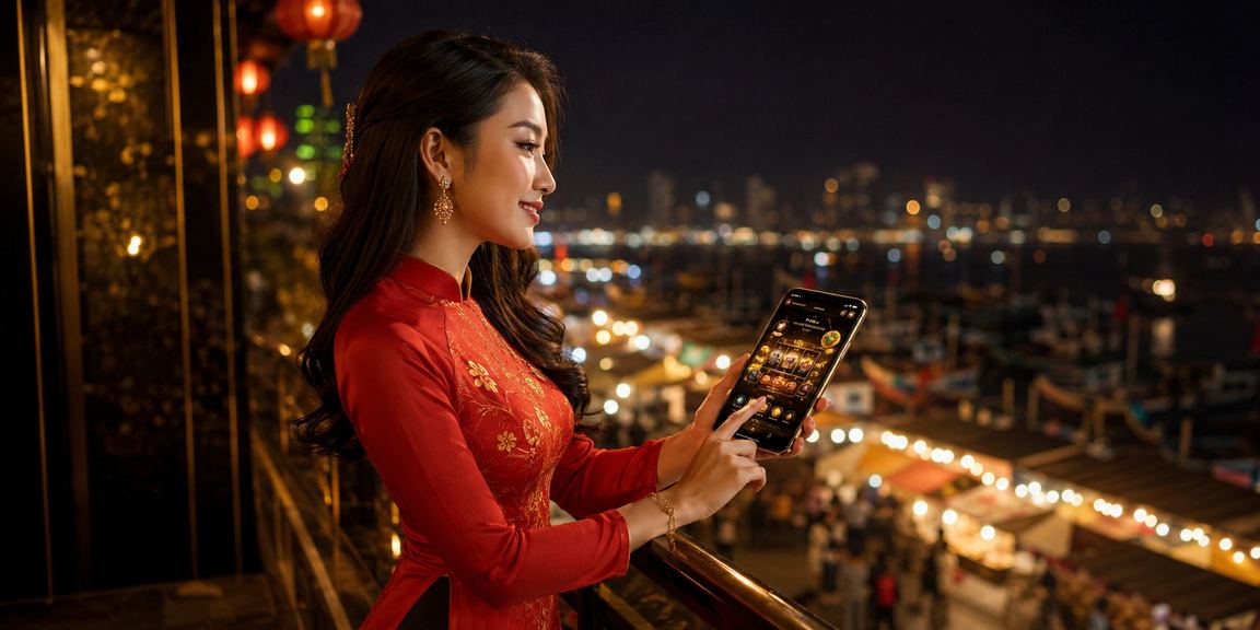 Người hâm mộ bóng đá Việt Nam tại Mũi Né theo dõi trận đấu và cược thể thao trực tuyến qua điện thoại